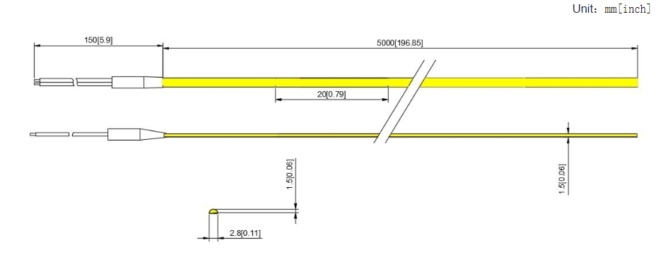 Abmessungen BL-CB03-24-600-S