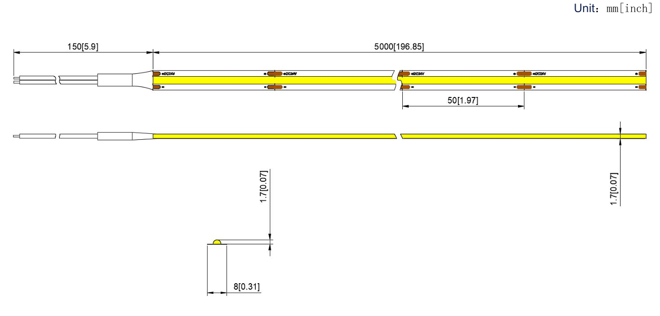 Abmessungen BL-CB08-24-480-M