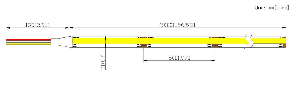 Abmessungen BL-CB08-24-560