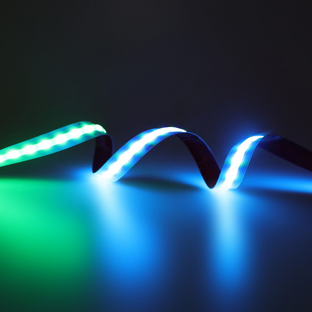 BL-CB12-24-336-RGB COB LED Streifen – Nahaufnahme