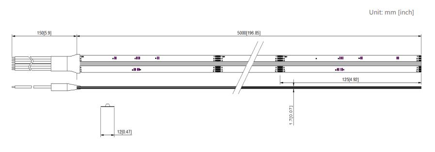 Abmessungen BL-CB12-24-560-S