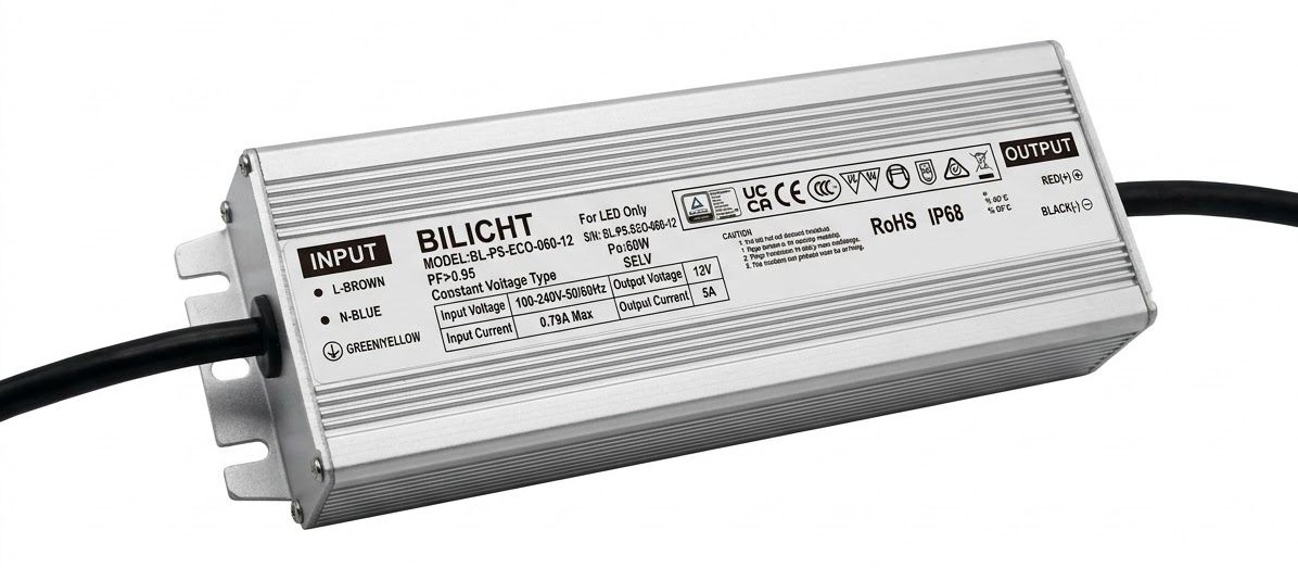 LED Netzteil 12V 60W IP68
