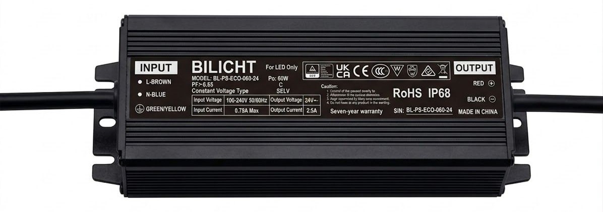 LED Netzteil 24V 60W IP68