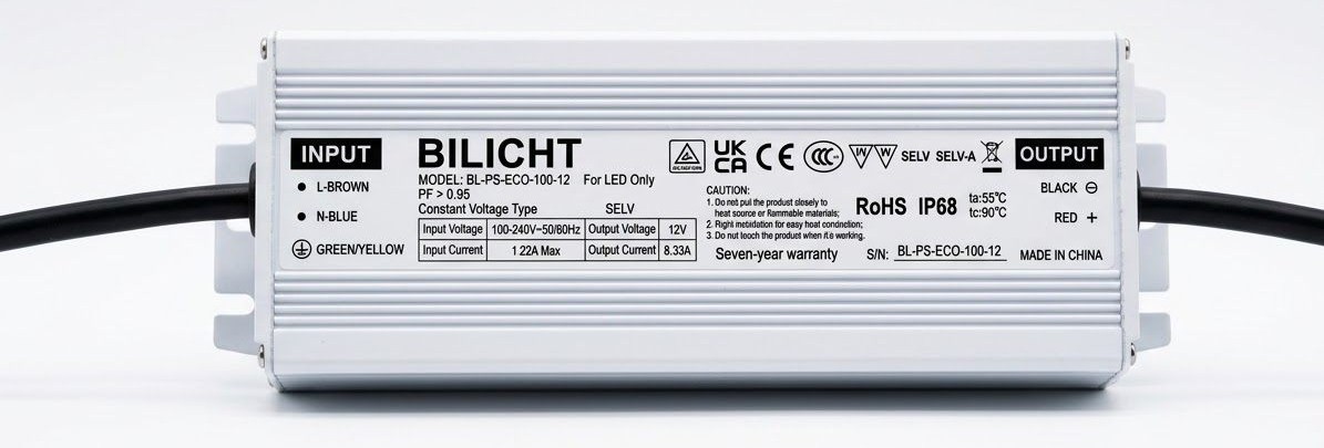 LED Netzteil 12V 100W IP68