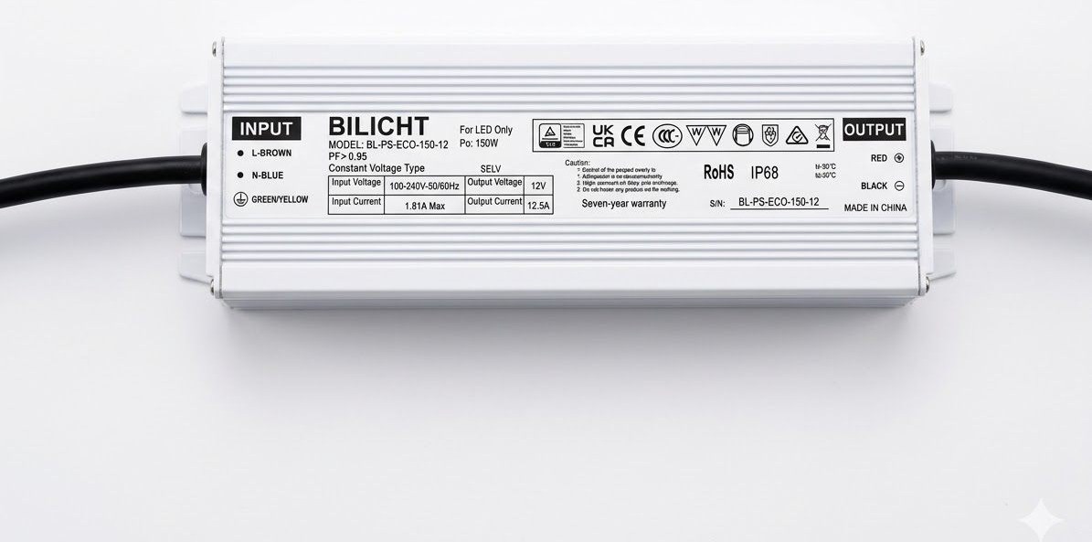 LED Netzteil 12V 150W IP68