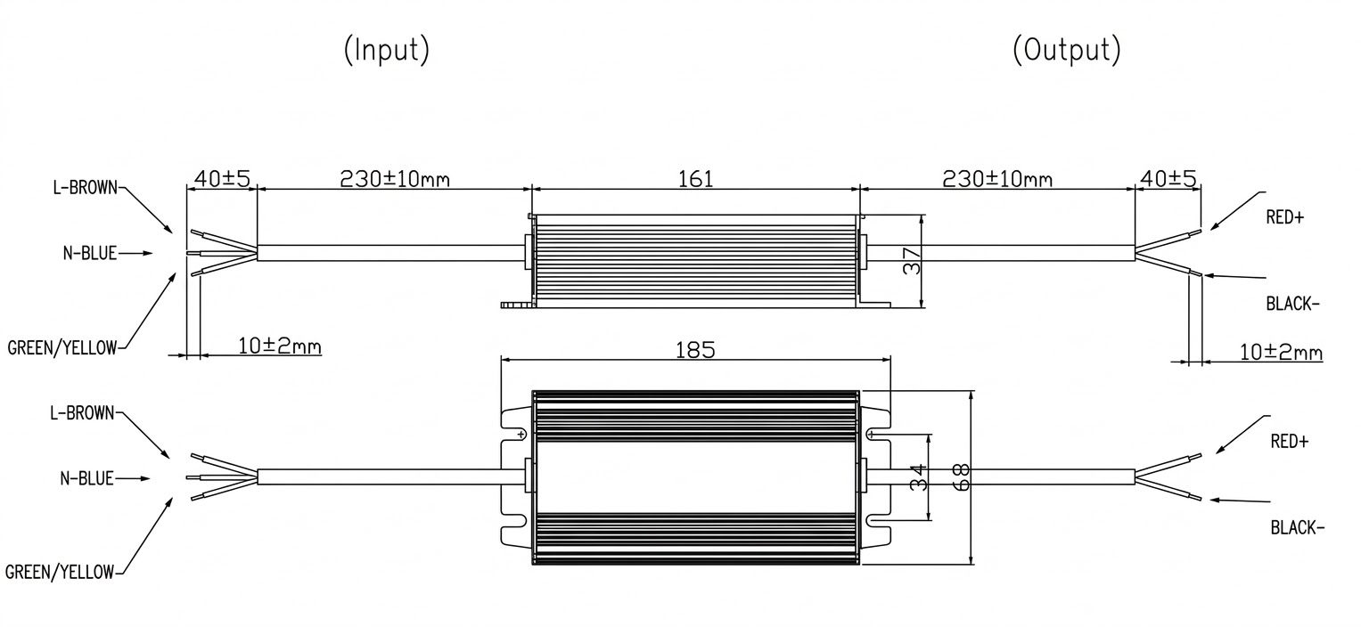 Abmessungen BL-PS-ECO-150-24