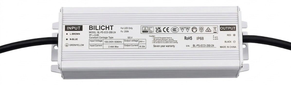 LED Netzteil 24V 200W IP68