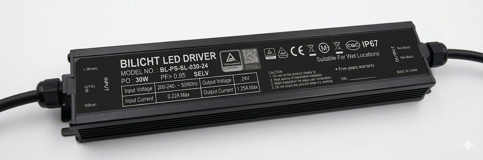 LED Netzteil 24V 30W Slim