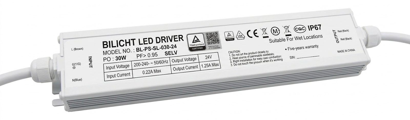 LED Netzteil 24V 30W Slim