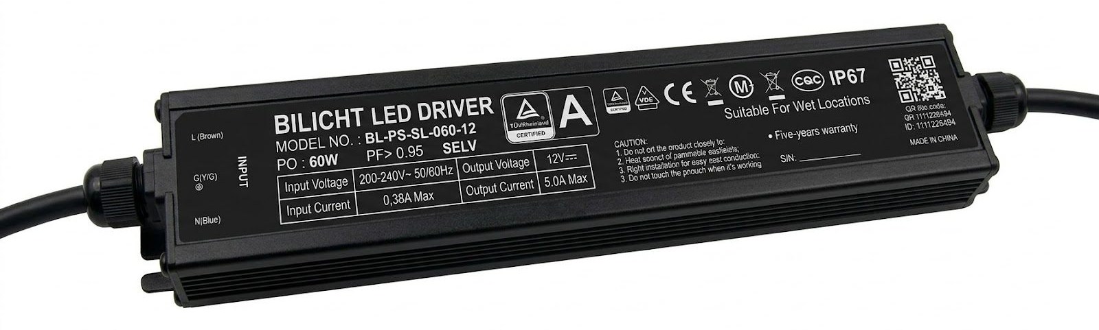 LED Netzteil 12V 60W Slim