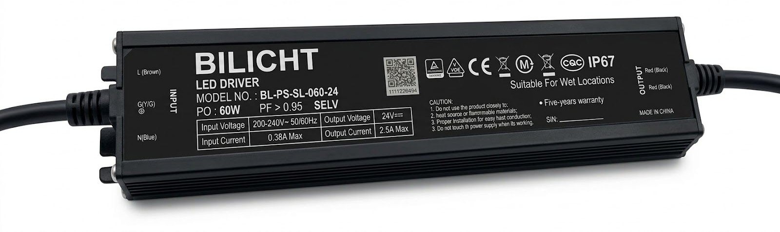 LED Netzteil 24V 60W Slim