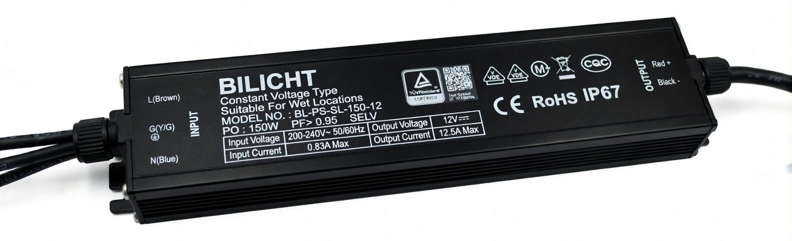 LED Netzteil 12V 150W Slim