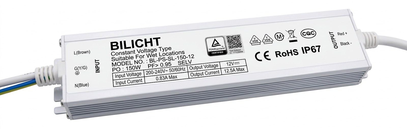 LED Netzteil 12V 150W Slim