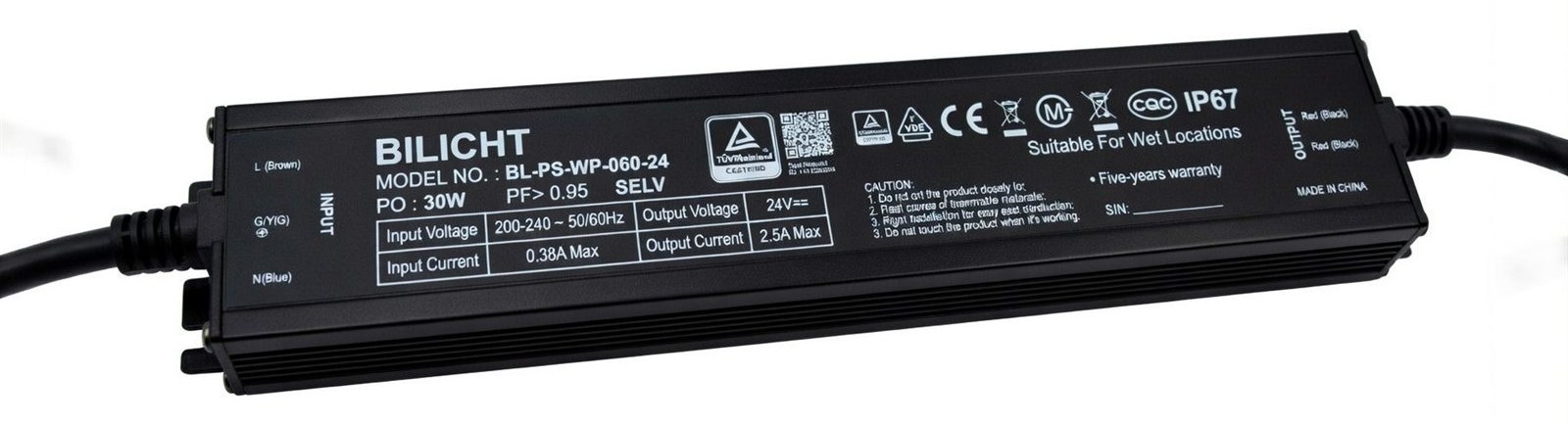 LED Netzteil 24V 60W Waterproof