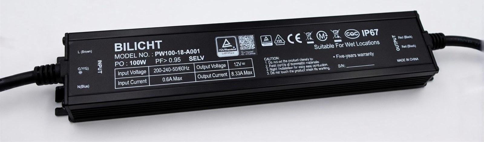 LED Netzteil 12V 100W Waterproof