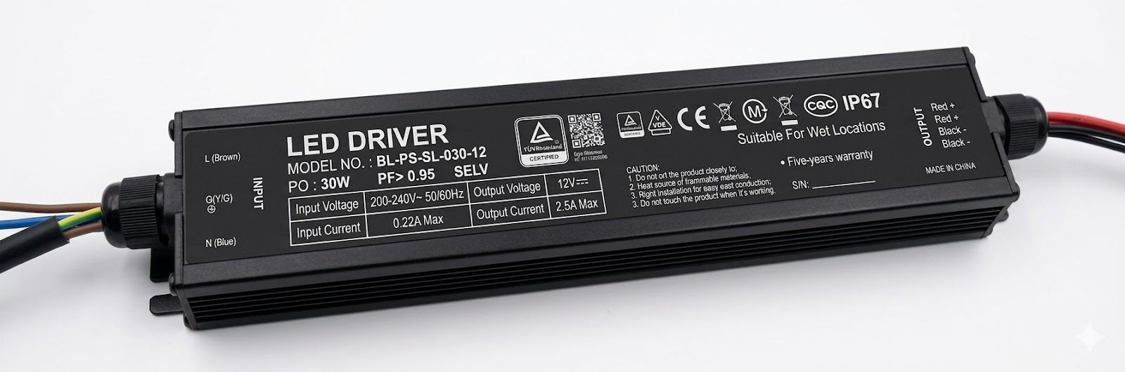 LED Netzteil 24V 150W Waterproof