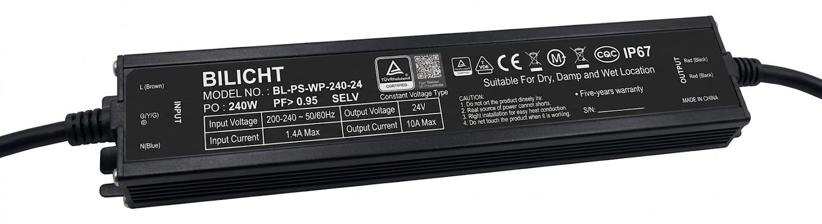 LED Netzteil 24V 240W Waterproof