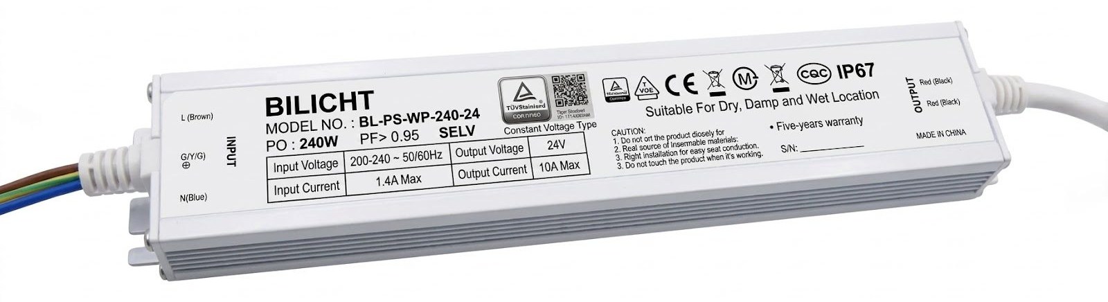 LED Netzteil 24V 240W Waterproof
